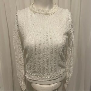 GULIANG CREME LACE SHIRT